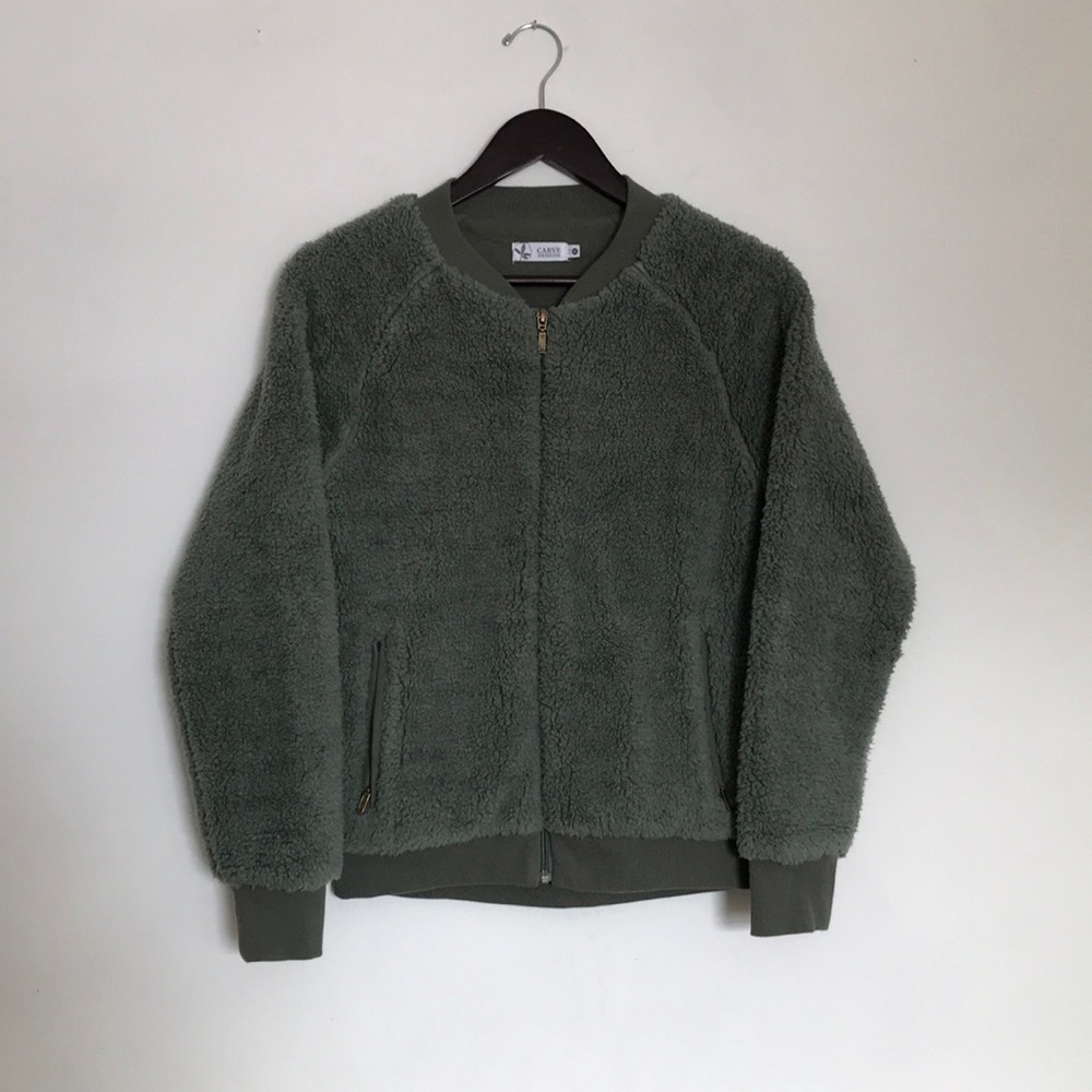 Carve Designs Haley fleece bomber jacket xs